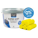 Creall argile supersoft jaune, 1750gr.