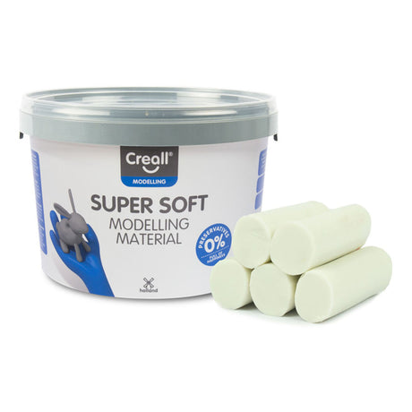 Creall argile supersoft blanche, 1750gr.