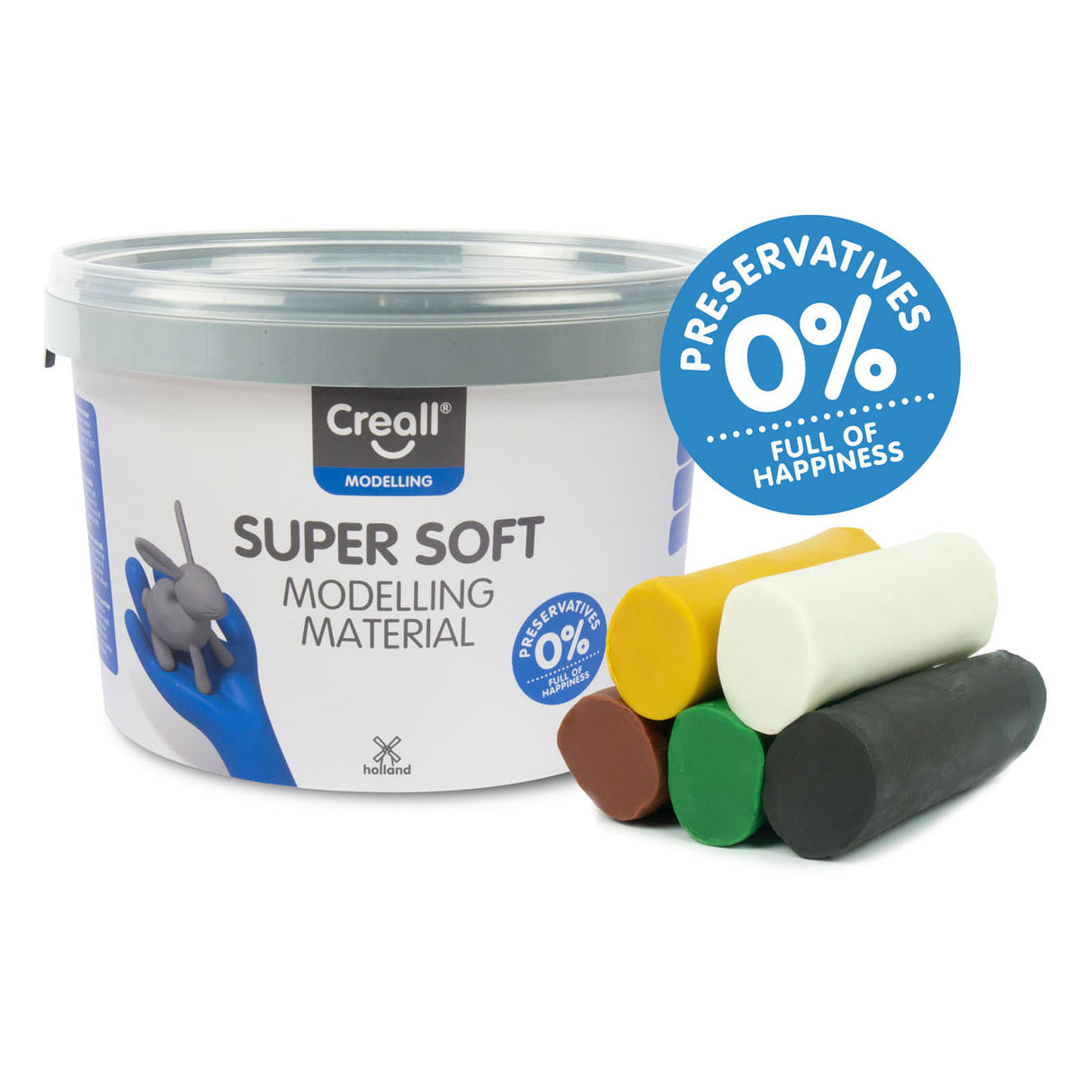 Creall Supersoft Clay Colors, 1750gr.