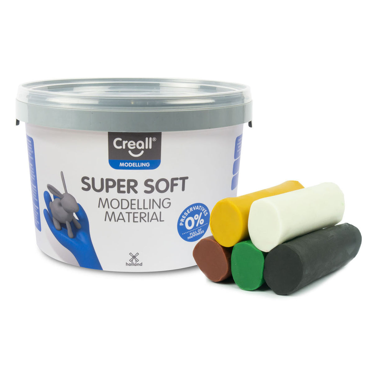 Creall couleurs safari argile super douce, 1750gr.