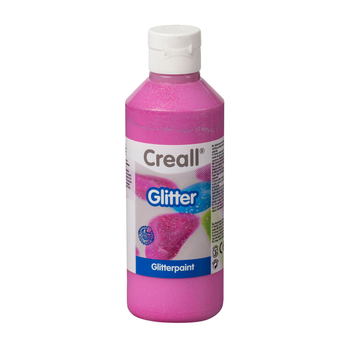 Creall peinture pailletée rose, 250ml