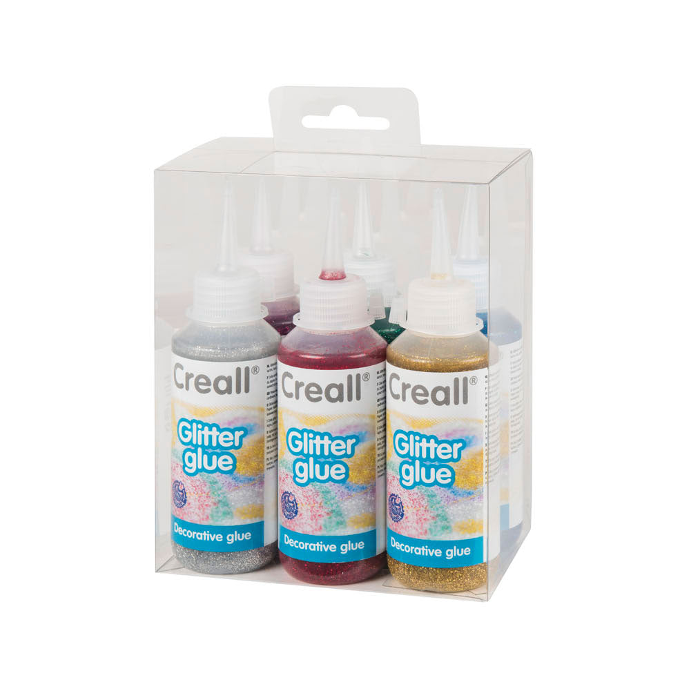 Juego de pegamento de brillo creal, 6x100ml