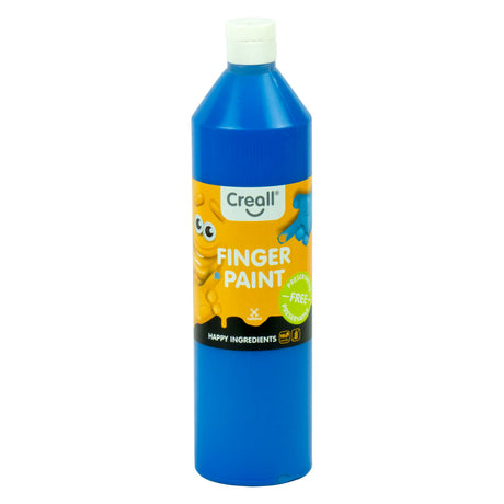 Peinture au doigt Creall bleue sans conservation, 750ml