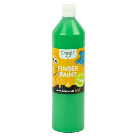 Creall peinture au doigt sans conservation vert, 750ml