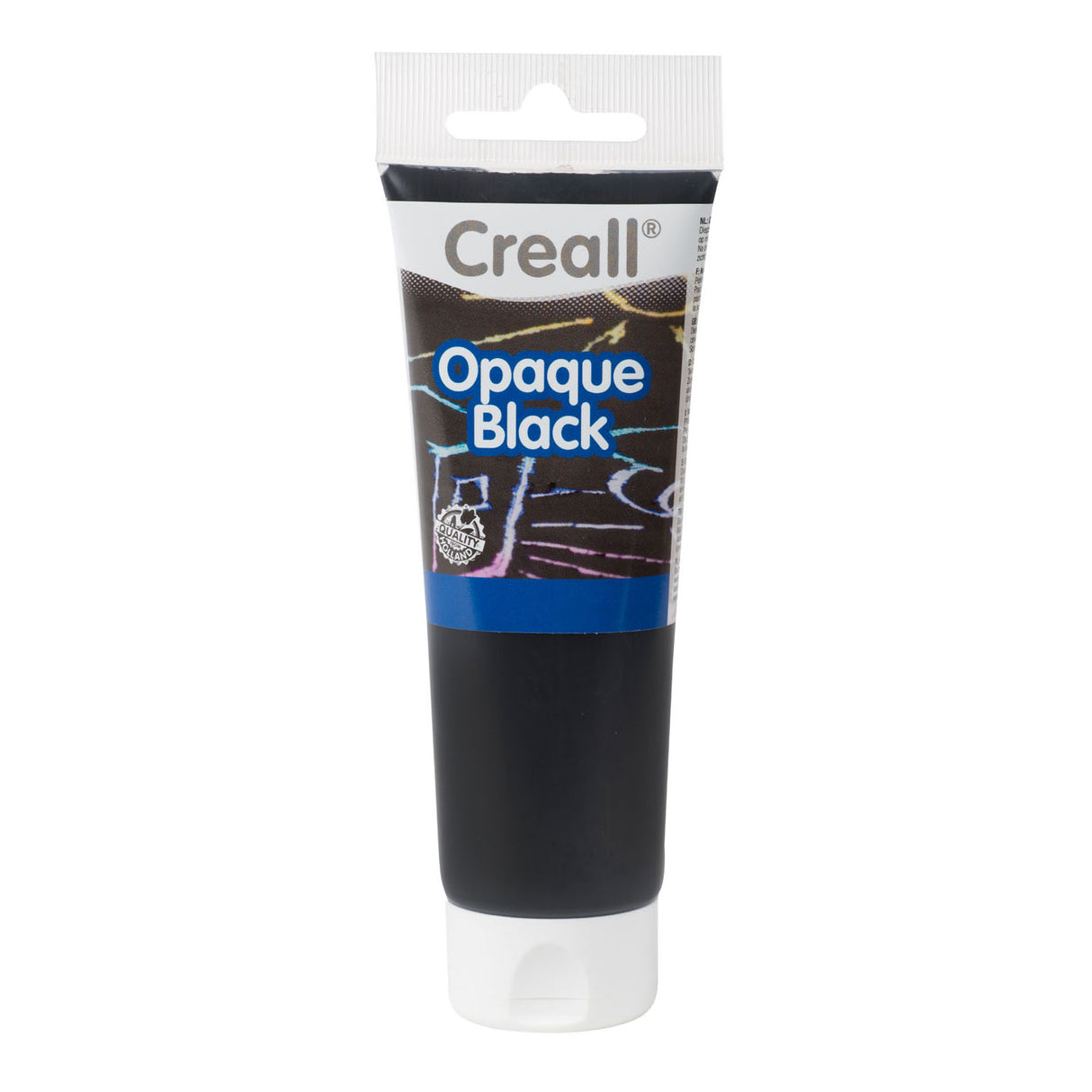 Peinture opaque Creall noire, 120ml