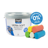 Creall couleur argile ultra douce - 5 couleurs d'argile - 1100 gr.