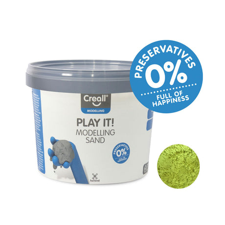 Creall play it play jaune sable, 750gr.