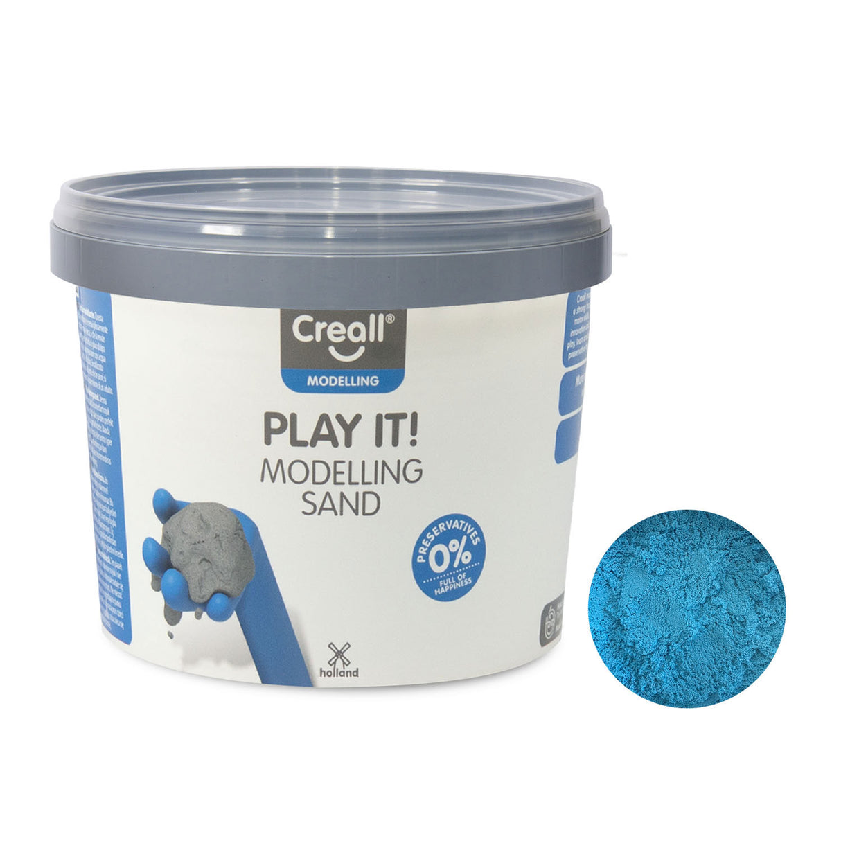 Creall Play It Spelzand Blue, 750gr.