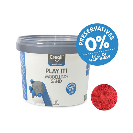 Creall Play It Spelzand Rood, 750gr.