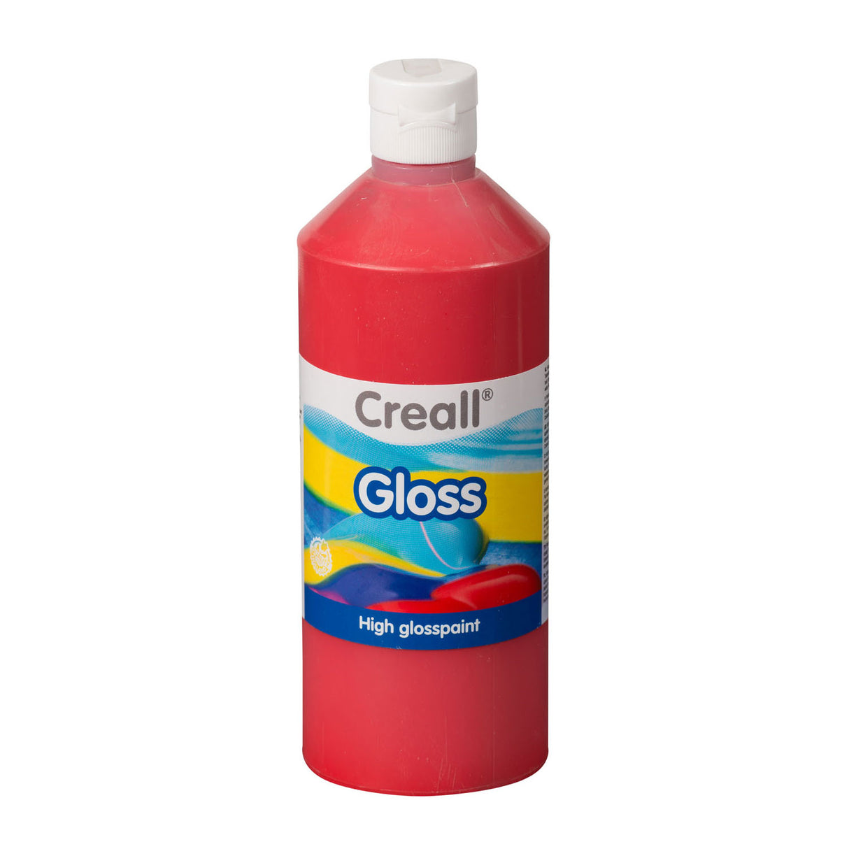 CreAll Gloss Gloss Paint Red, 500 ml