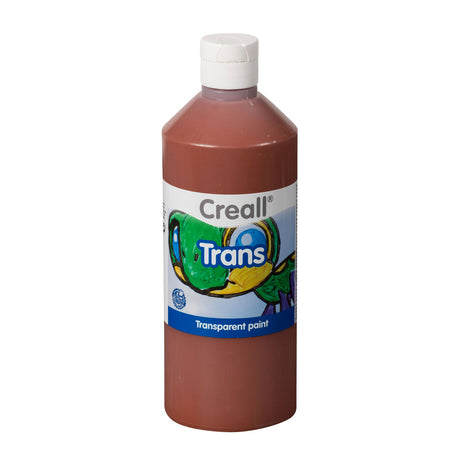 Creall Paint Transparent marron, 500 ml