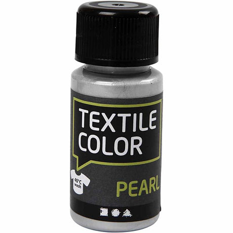 Colory Company Couleur textile de couverture de peinture textile - Perle d'argent, 50 ml
