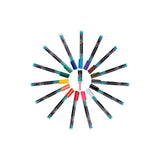 Tulipe • marqueurs textiles arc-en-ciel opaque 15pcs.