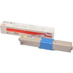 Cartouche toner oki mc363 originale jaune