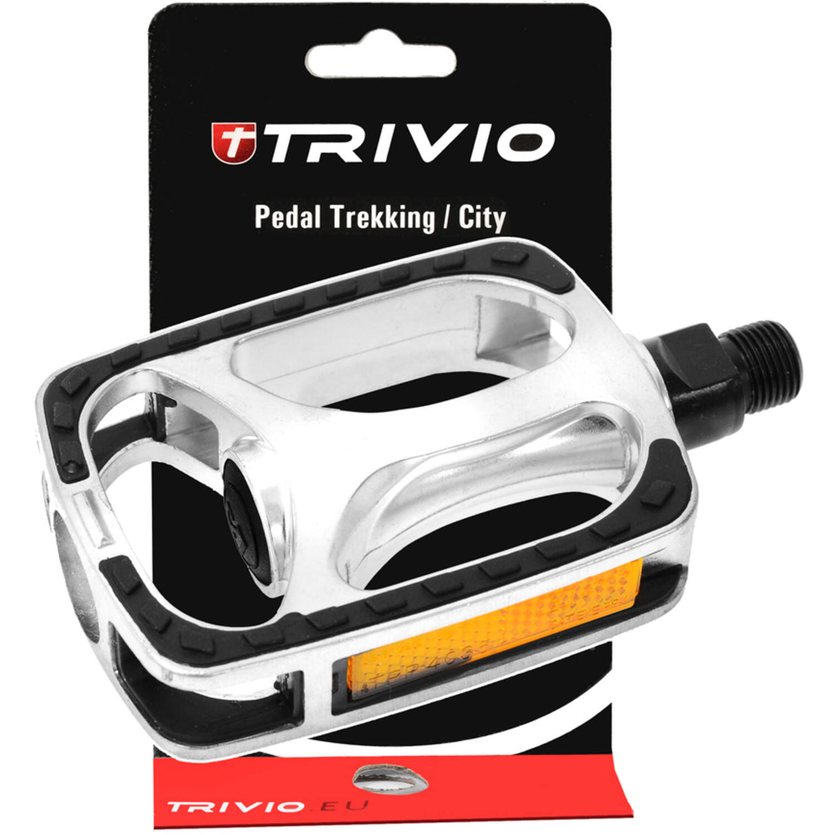Trivio - pédales de trekking antidérapantes argent