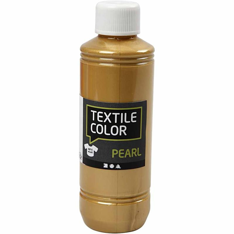 Colory Company Couleur textile de couverture de peinture textile - Gold Pearl, 250 ml