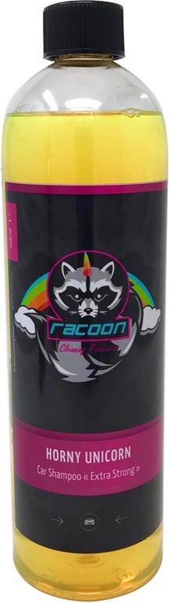 Shampoing voiture raton laveur licorne cornée 1 litre orange