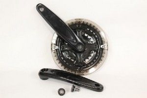 Crank set 48 38 28t 8sp negro