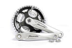 Miranda Cranket Alfa 3 8 mm CRANK 170 mm 48 38 28T Silver