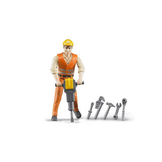 Bruder 60020 ouvrier du bâtiment avec accessoires