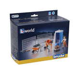 Bruder bworld - jeu de construction - bétonnière et dixie