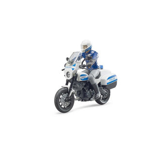Fourgon de moto de police Ducati Scrambler Bruder