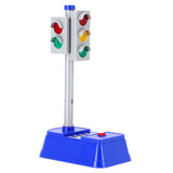 Feu de circulation à roues rapides avec panneaux de signalisation + lumière et son