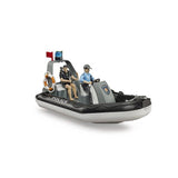 Police Bruder Boat gonflable avec lumière et son
