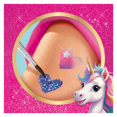 Ses licorne - tatouages et paillettes