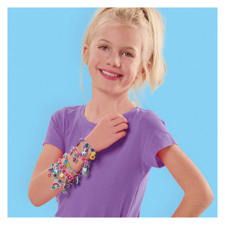 Ses bracelets autocollants à paillettes gonflées