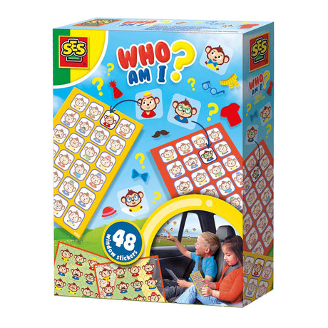 Mais qui suis-je ? - autocollant de fenêtre de jeu de voyage