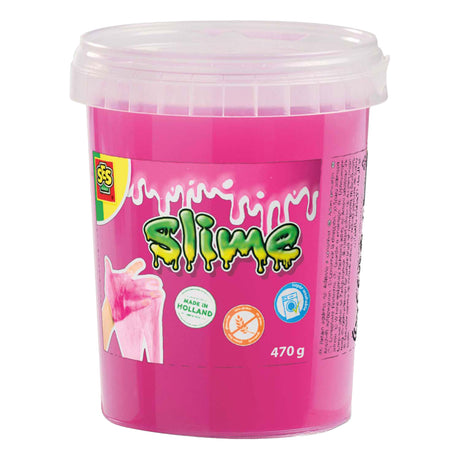 Ses creative ses slime - rose fluo 470g