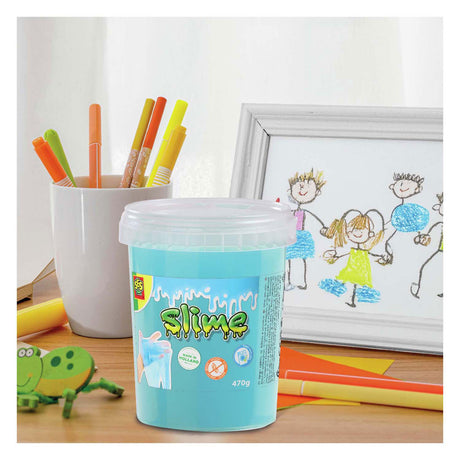 Ses creative ses slime - paillettes bleues 470g