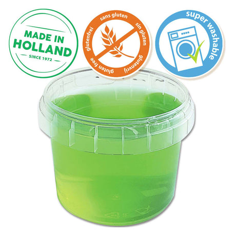Ses creative - slime vert fluo - slime de couleur néon vif - slime prêt à l'emploi - jouer avec du slime - 140 grammes