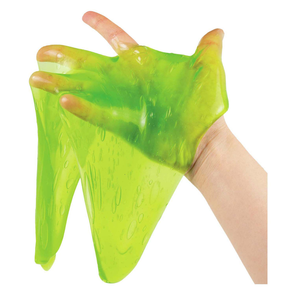 Ses creative - slime vert fluo - slime de couleur néon vif - slime prêt à l'emploi - jouer avec du slime - 140 grammes