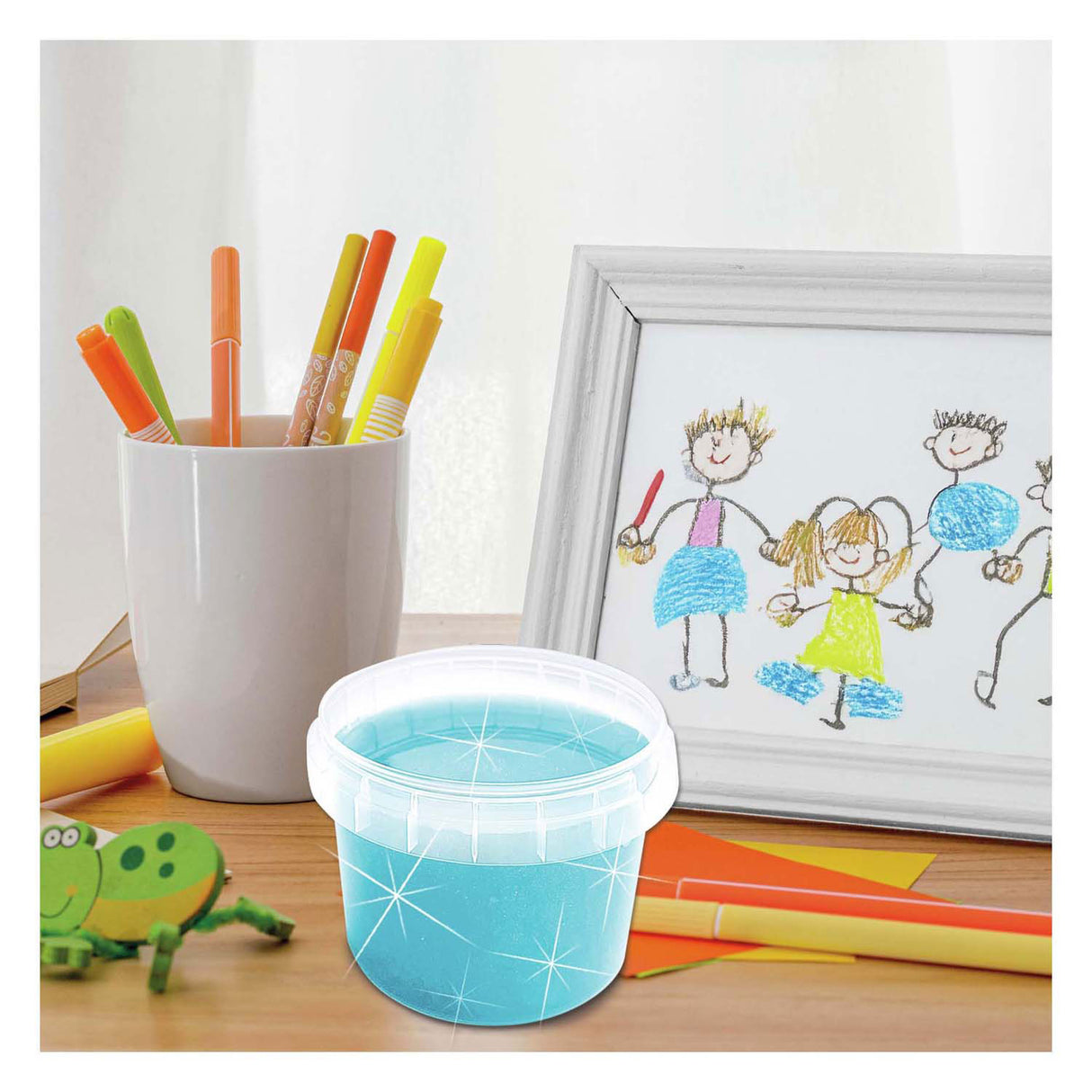 Ses slime - paillettes bleues 140g