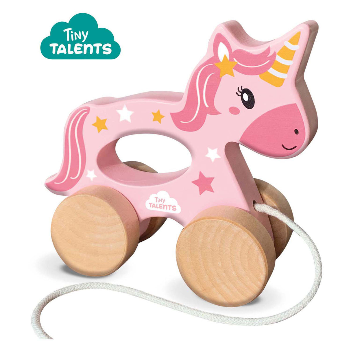 Ses animal à tirer en bois 2 en 1 - licorne