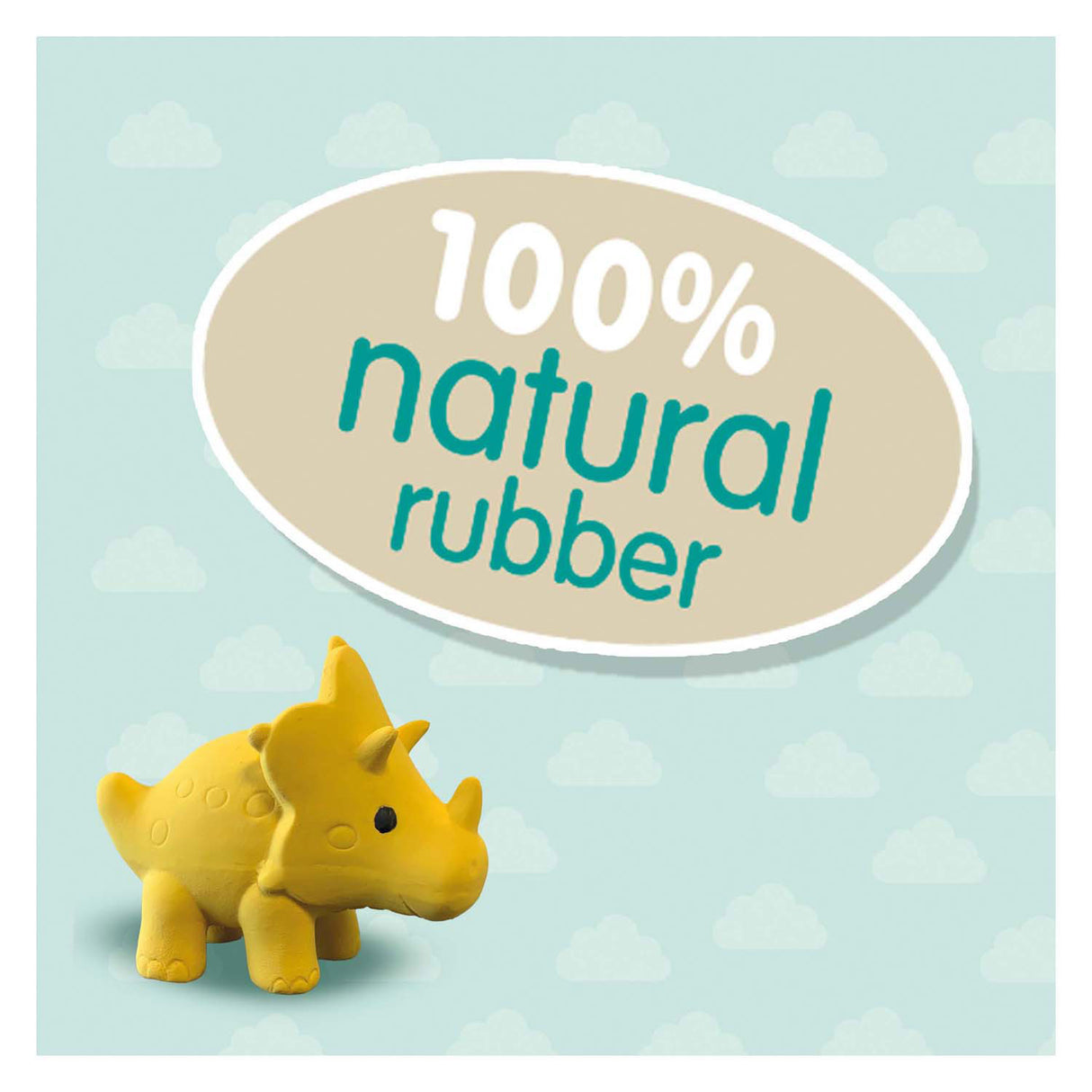 Ses mauvais tricératops - 100% caoutchouc naturel