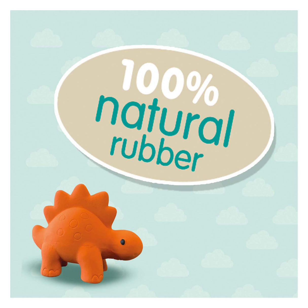 Ses mauvais stégosaure - 100% caoutchouc naturel