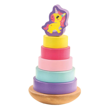 Ses creative ses tour empilable en bois licorne