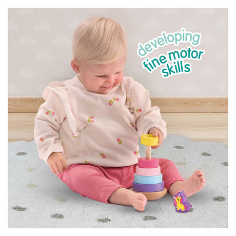 Ses creative ses tour empilable en bois licorne