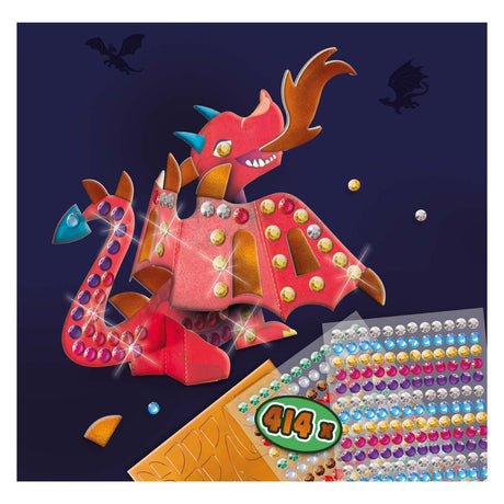 Six dragons métalliques
