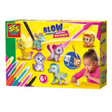 Stylos aérographe Ses Blow - Animaux de safari, 6 pcs.