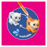 Stylos aérographe Ses Blow - Animaux de safari, 6 pcs.