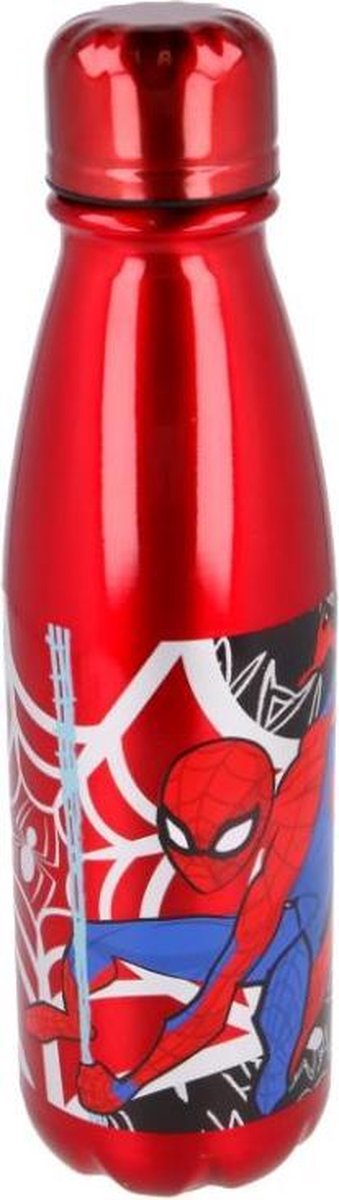 Stor gourde spiderman aluminium 600 ml