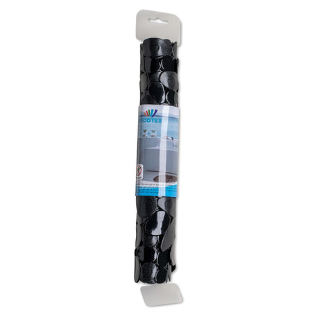 Wicotex tapis de bain pierres antidérapantes 68x35cm noir