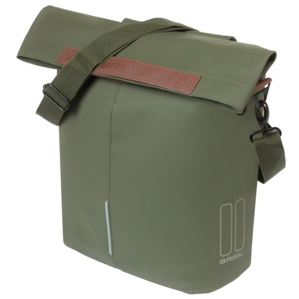 Basil sac city shopper vert | crochets micro | 16l