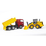 Camion et bulldozer Bruder
