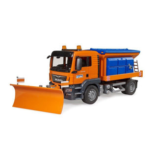 Bruder man tgs gritter avec chasse-neige 1:16