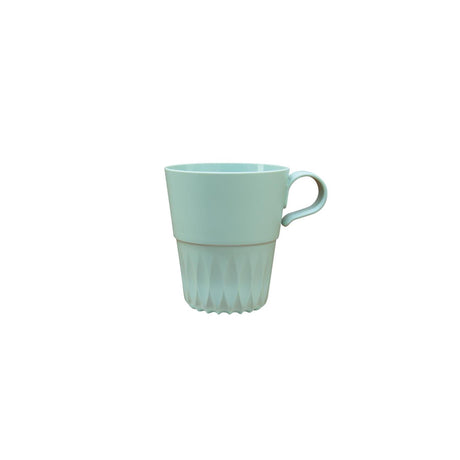 Papstar gobelet de bureau plastique réutilisable 180ml Ø7,5x8,8cm lot de 10 pièces vert tendre